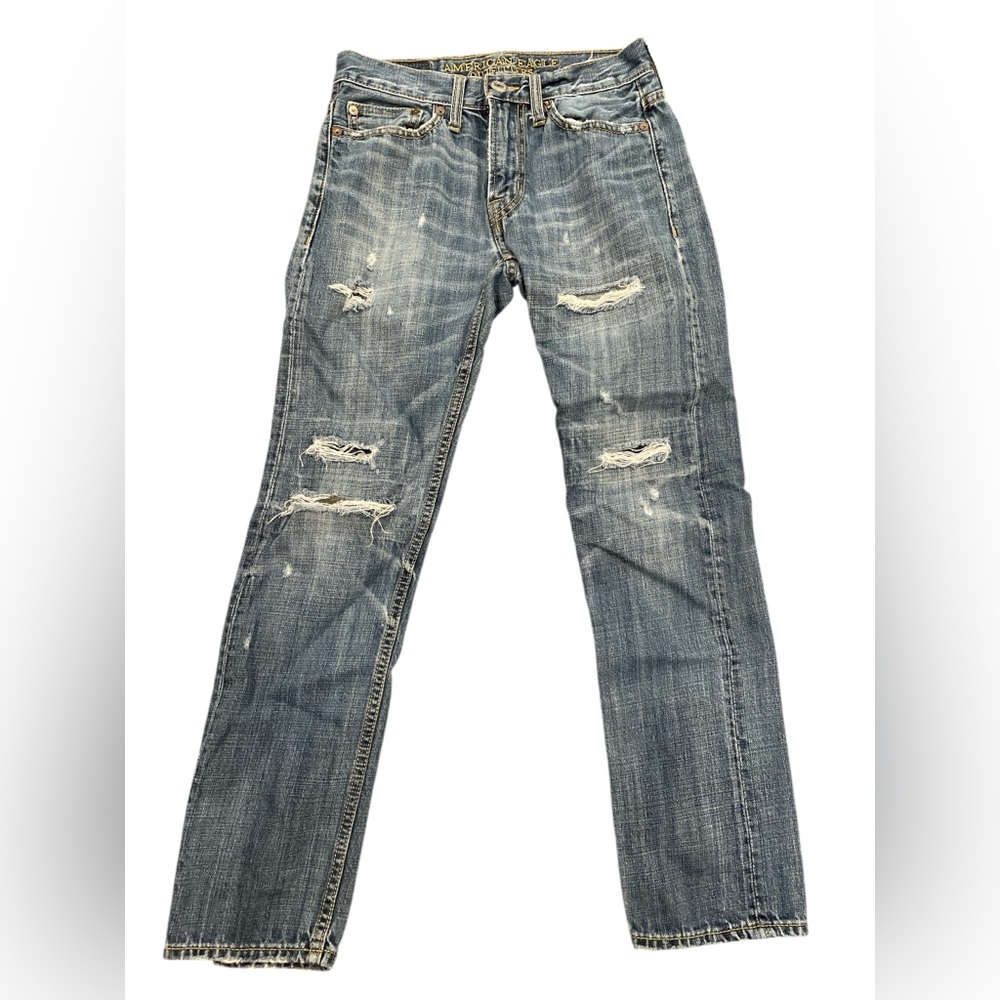 American Eagle Outfitters Men’s Distressed Jeans Slim Size 26x28